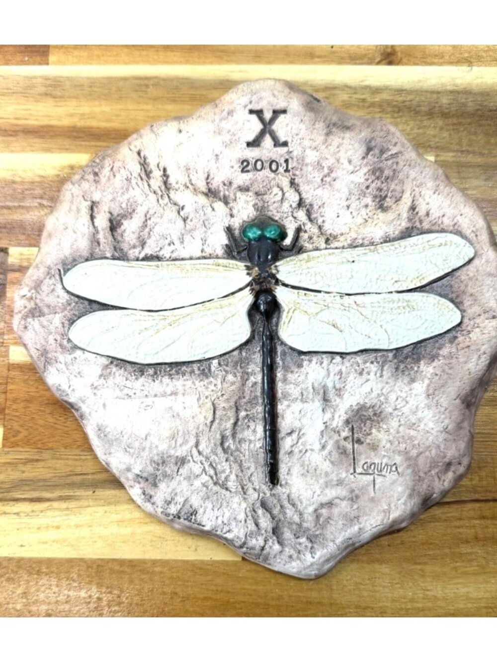 Laguna Clay Co stone art piece, circa 2001 limited edition series